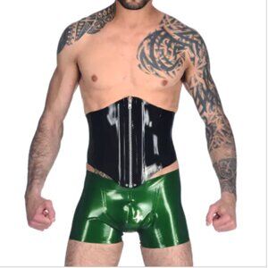 Men's Latex X-Large Corset Belt - Libidex